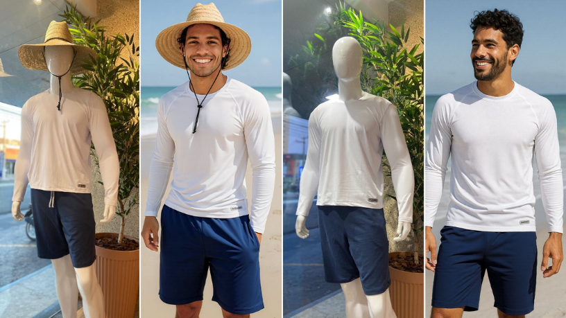 Antecipe resultados e impressione seu público usando o FotoModel para criar uma prévia visual realista e impactante.

