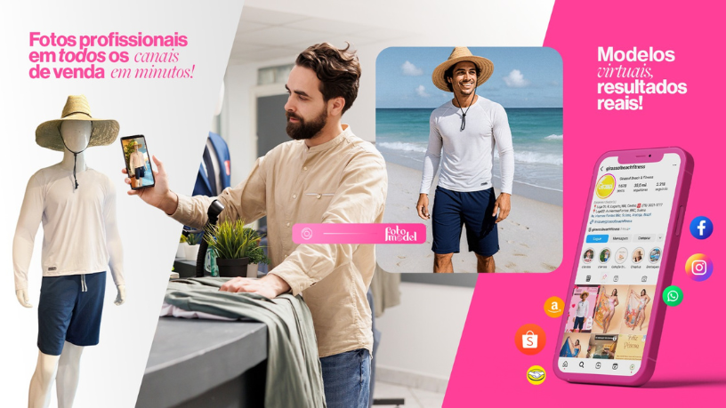 Com o FotoModel, é possível vender sua ideia com um visual convincente antes mesmo da produção sair do papel.