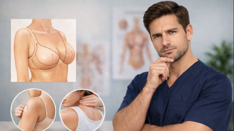 Dr. Haeckel Cabral destaca as principais indicações da mamoplastia redutora e os tipos de queixa funcional e estética.