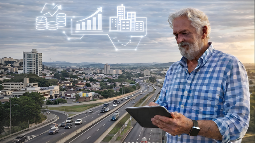 Aldo Vendramin avalia o impacto econômico da infraestrutura viária nas cidades médias.